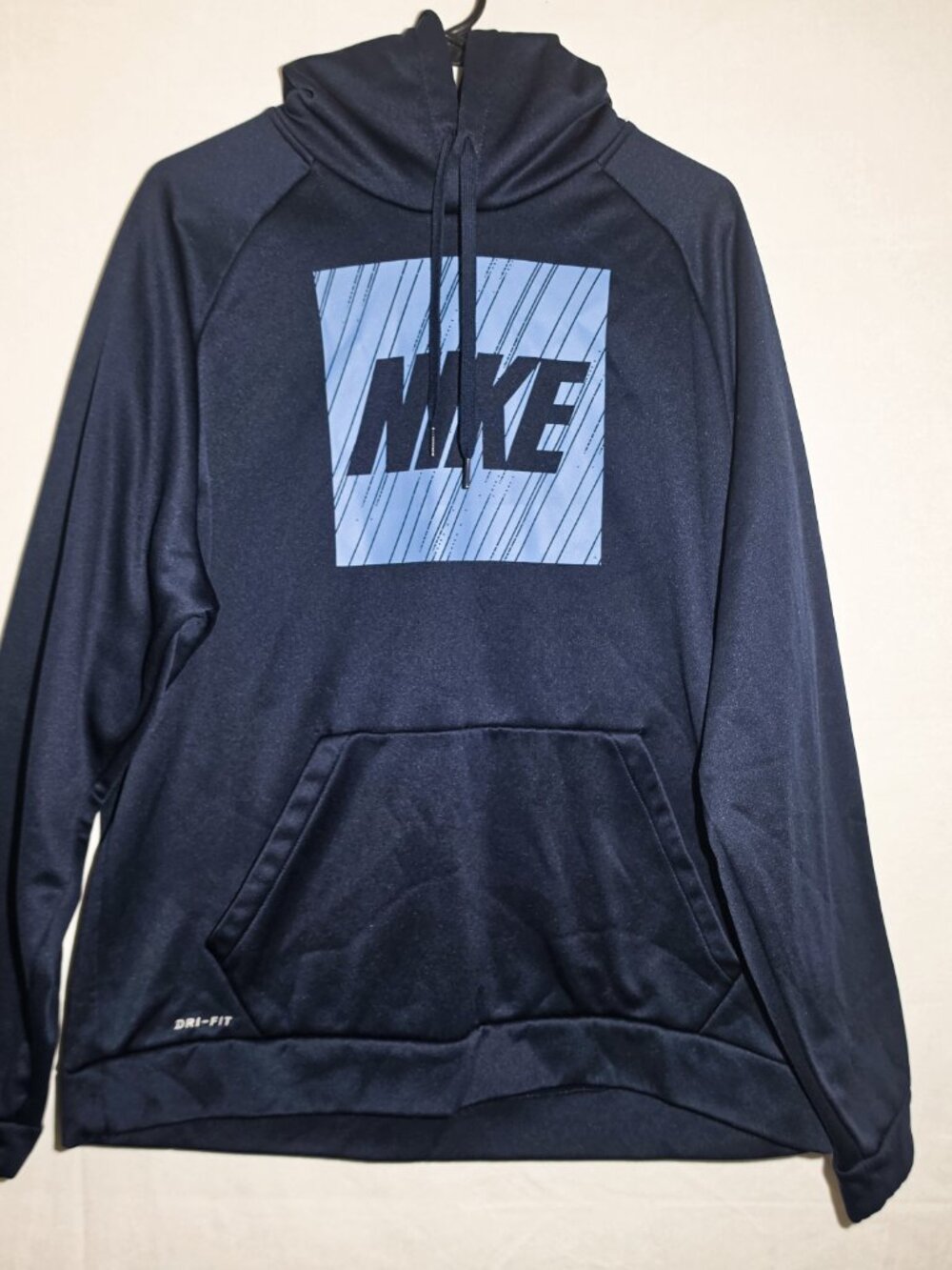 Nike Dry Fit Sweater XL Blue Unisex Weather resistant Hoodie